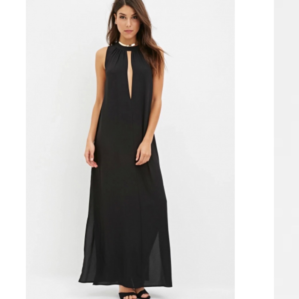 Forever21 SIDE SLIT MAXI DRESS